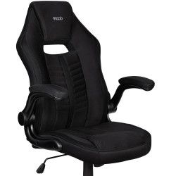 Cadeira Gamer Moob Force Giratória Braços Ajustáveis e Função Relax Preto
